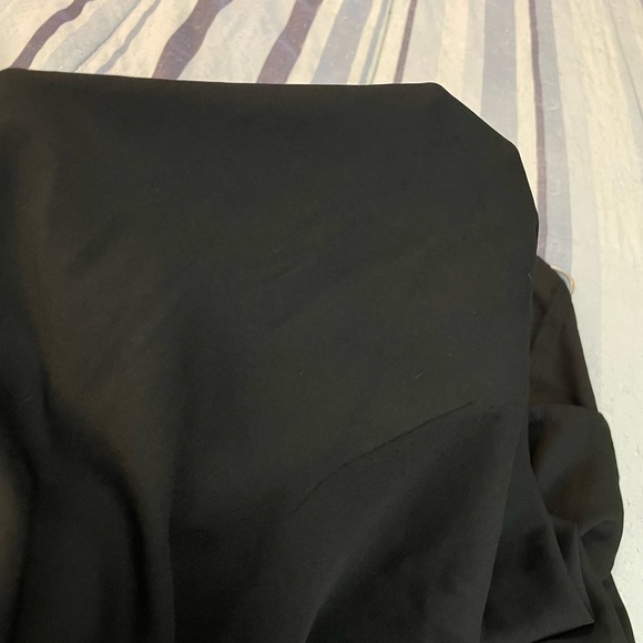 Dex Black Semi Sheer silver star burst sequin blouse long sleeve size 1X tassels - Picture 12 of 16